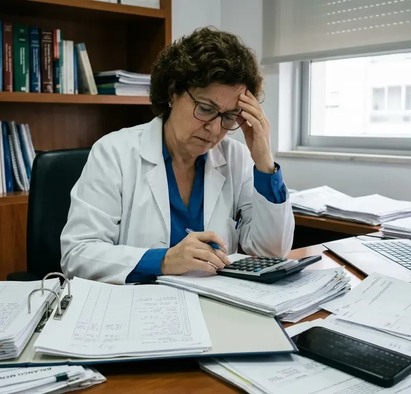 erros que médicos cometem ao gerenciar finanças sem tecnologia