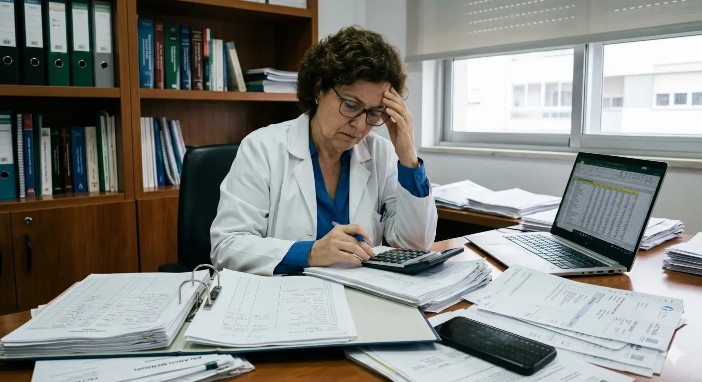 erros que médicos cometem ao gerenciar finanças sem tecnologia